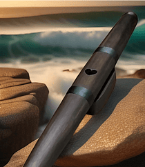 The Putorino is a Toanga Puoro, a maori musical instrument shaped like the native Raukatauri moth.