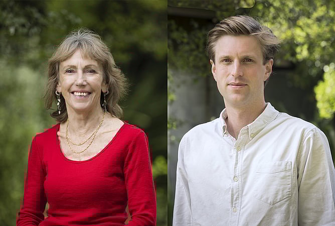 Co-founders of Forever Harvest Dr Jan Grant and Mick Riley