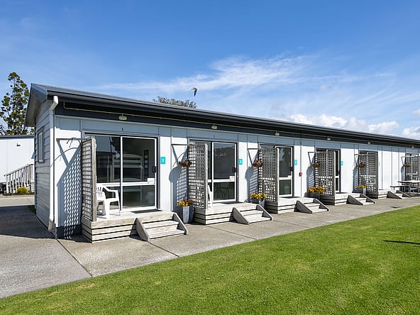 Outside view of tourist cabin