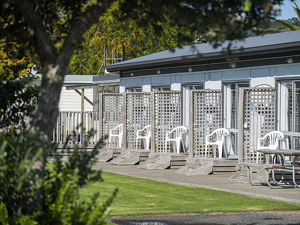 Grounds outside tourist cabins