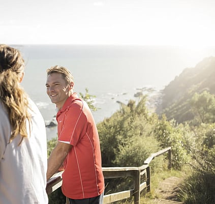 Walking track with a view