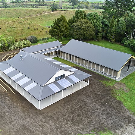 Exterior of Tapapa Marae