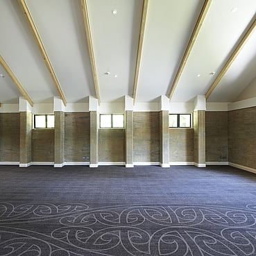 Interior of Tapapa Marae