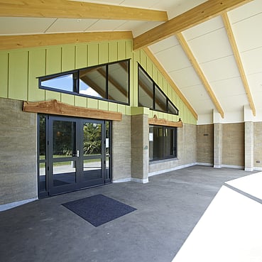 Interior of Tapapa Marae