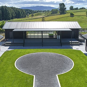 Exterior of Tapapa Marae