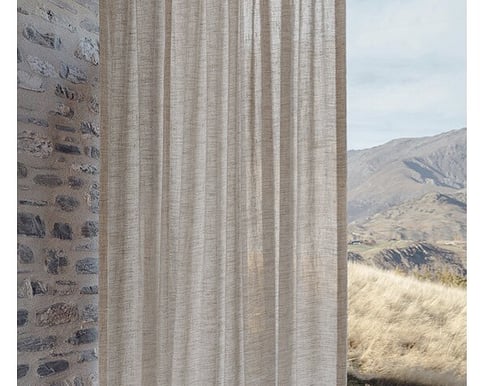 Sheers are a great way to control sunlight, add a hint of colour and softness, as well as help with sound absorption in a room.