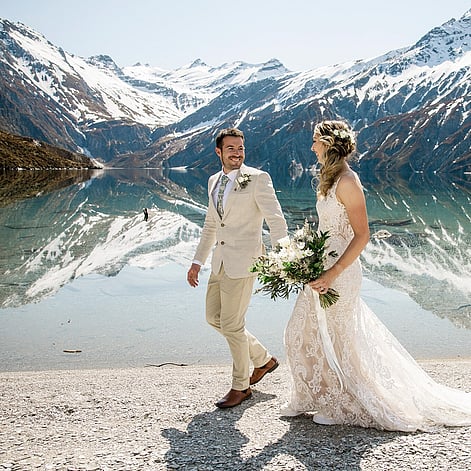 Bridal hair and makeup by Georgie in Queenstown.
