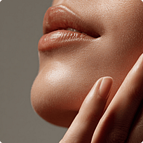 Dermal filler photo of beautiful woman