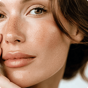 Medical-grade Microneedling Photo of beautiful woman