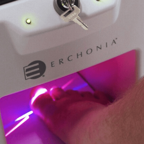 Specialist podiatry care for knee osteoarthritis with orthotics, shockwave therapy, and conservative rehabilitation at Foot Foundation