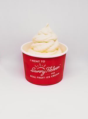 Passionfruit real fruit ice cream