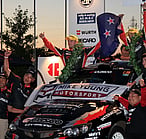 Mike Young team 2nd overall podium