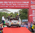 Young and Read on the start podium