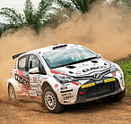 Cusco Rally car race