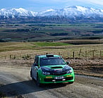 NZ rally driver action