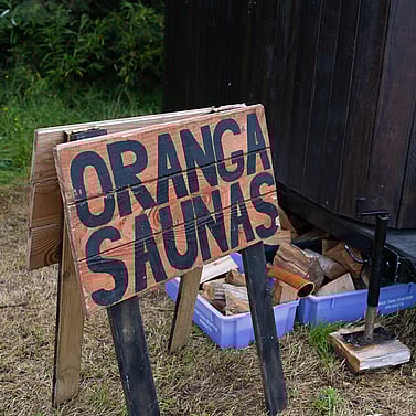 lavender festival gallery oranga saunas signage