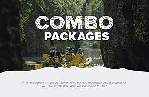 Sample text image from Riverside Adventures Waikato website content.