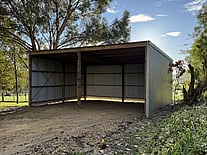 2 Bay Pole Shed 7.2-6 farm shed small pole shed 2 bay pole shed canterbury