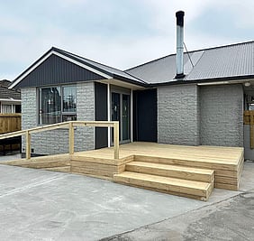 timber steps timber ramp timber deck