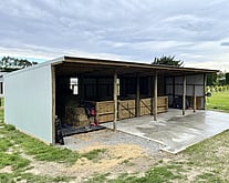 4 bay pole shed Canterbury