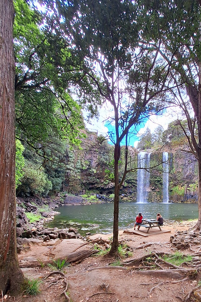 As you head out towards Tutukaka Peninsula drop into watch the thunderous falls (best after rain). Nature has crafted a curtain fall.