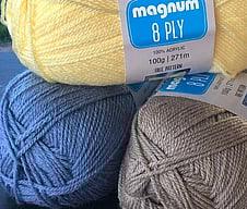 Panda knitting yarn available at Tauranga Knitting Centre