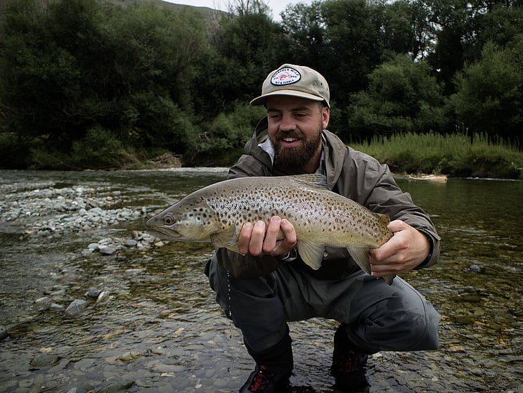 gin clear, fly fishing, NZ, New Zealand flyfishing, wild trout, brown trout, trophy trout. Todd Adolph NZ tourism, travel fluefiske flugfiske back country explore Queenstown, Otago, Southland Fiordland Wanaka Matarua, south island, Oreti, 