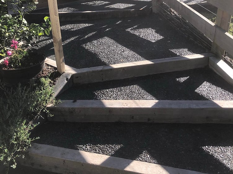 Concrete steps and stairs