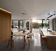 Timber cladding and natural materials, coastal‑inspired home interior, Waikato builder