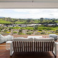 Coastal estuary view from home deck &mdash; lifestyle living, Nixon Homes Raglan