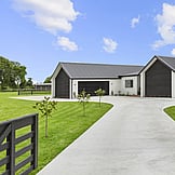 Lifestyle living section with rural surround