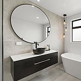 Waikato bathroom in lifestyle build