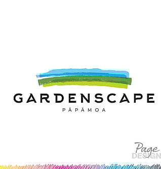 Logo Design by Page Design Ltd for Gardenscape Pāpāmoa, Pāpāmoa, NZ