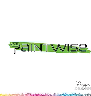 Logo Design by Page Design Ltd for Paintwise, Pāpāmoa, NZ