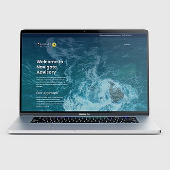 Website Design for Navigate Advisory by Page Design Ltd
