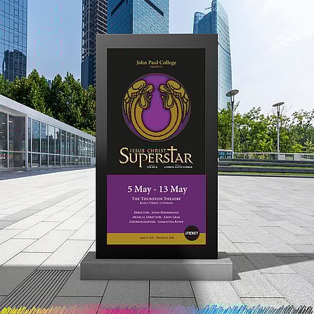 Example of a billboard designed by Page Design Ltd