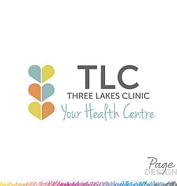 Logo Design by Page Design Ltd for Three Lakes Clinic, Rotorua, NZ