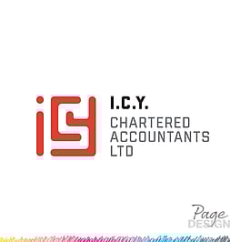 Logo Design by Page Design Ltd for ICY Chartered Accountants, Rotorua, NZ