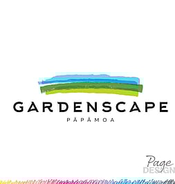 Logo Design by Page Design Ltd for Gardenscape Pāpāmoa, Pāpāmoa, NZ