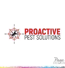 Logo Design by Page Design Ltd for Proactive Pest Solutions, NZ
