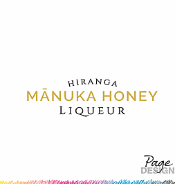 Logo Design by Page Design Ltd for Hiranga Mānuka Honey Liqueur, NZ