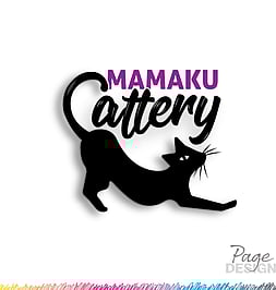 Logo Design by Page Design Ltd for Mamaku Cattery, NZ