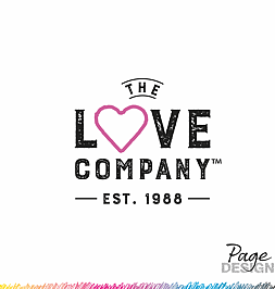 Logo Design by Page Design Ltd for The Love Company (TLC), NZ