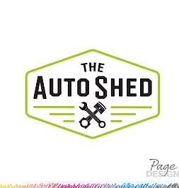 Logo Design by Page Design Ltd for The Auto Shed, Levin, NZ