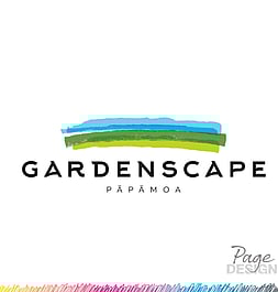 Logo Design by Page Design Ltd for Gardenscape Pāpāmoa, Pāpāmoa, NZ