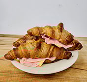 Ham and Cheese Croissant, ready to be Heated and eaten