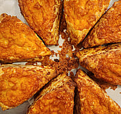 The best cheese scones you will find on Waiheke island. crisp on the outside while soft on the inside. ask for them heated its always better.