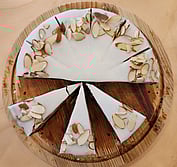 Nantain, a French classic. almond meal makes this cake nutty, chocolate chips for richness and a rum icing for intensity.