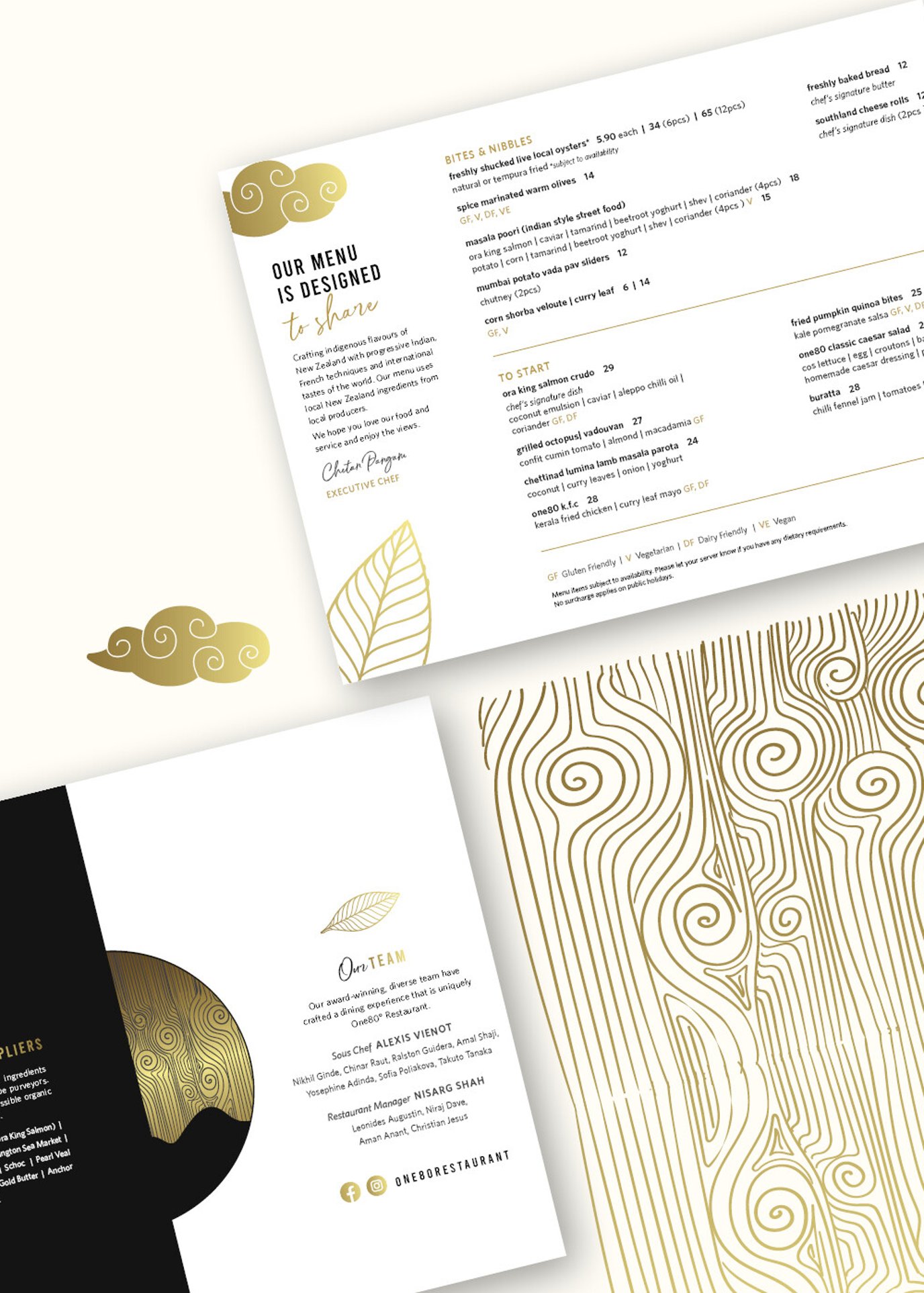 Menu redesign example