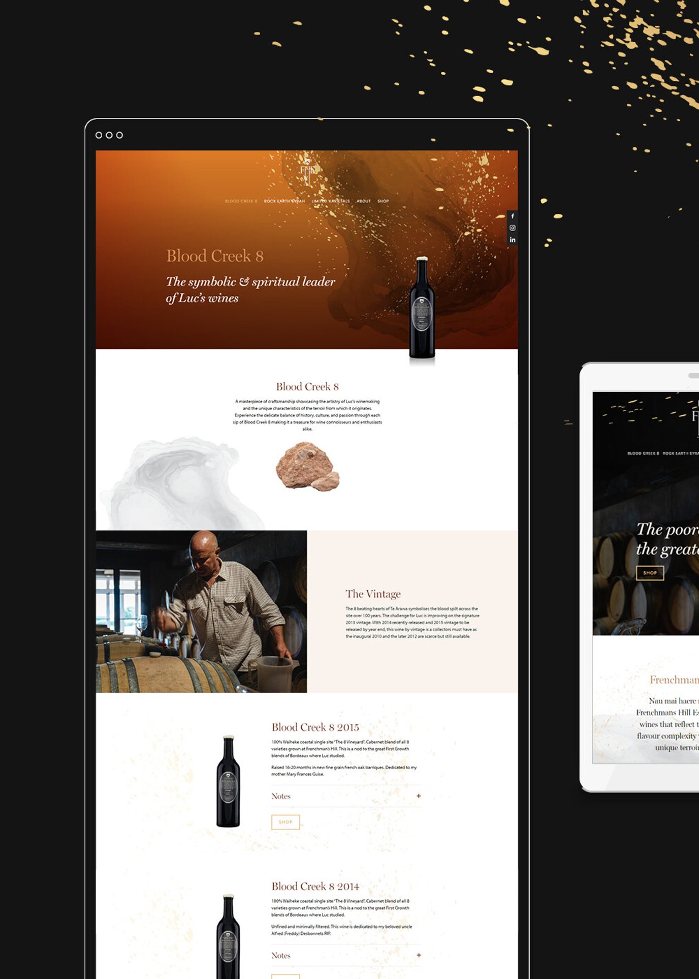 Website build example
